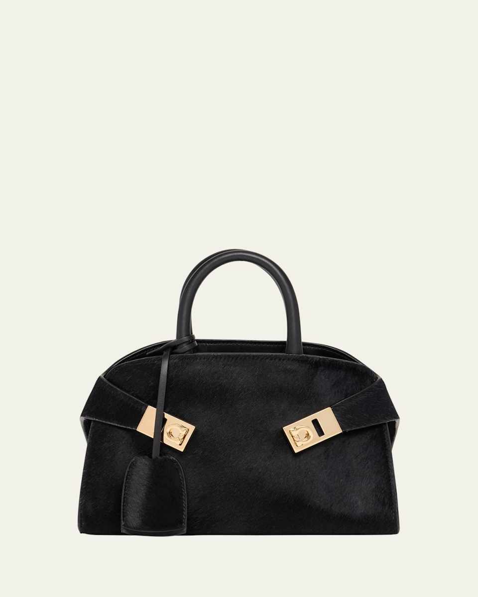 Mini Hug Horsehair Top-Handle Bag